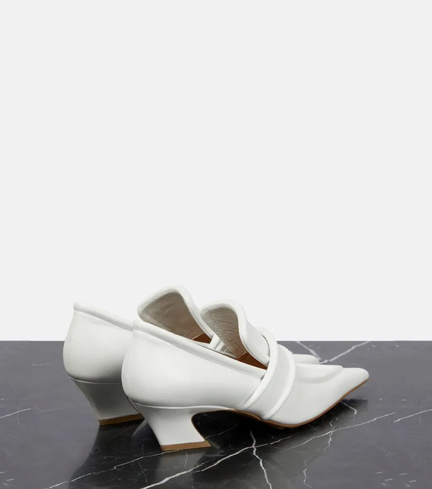 Bottega Veneta Spada leather loafer pumps