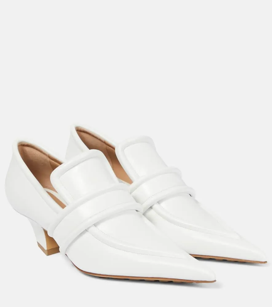 Bottega Veneta Spada leather loafer pumps