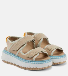 Chloe Lilli leather platform sandals