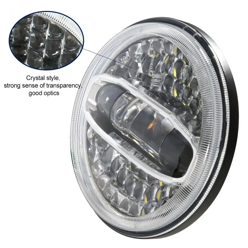 Dynamic 7 LED headlight insert