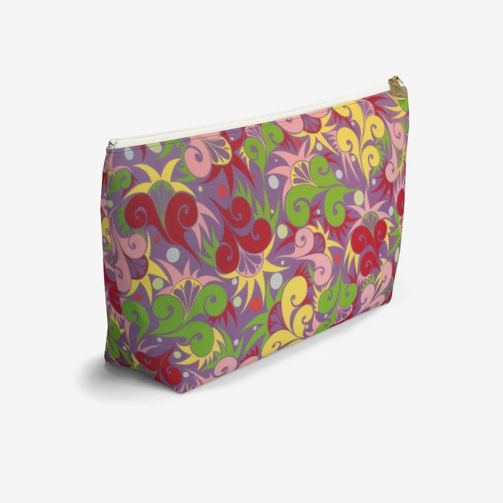 Floral Dynamic Accessory Pouch