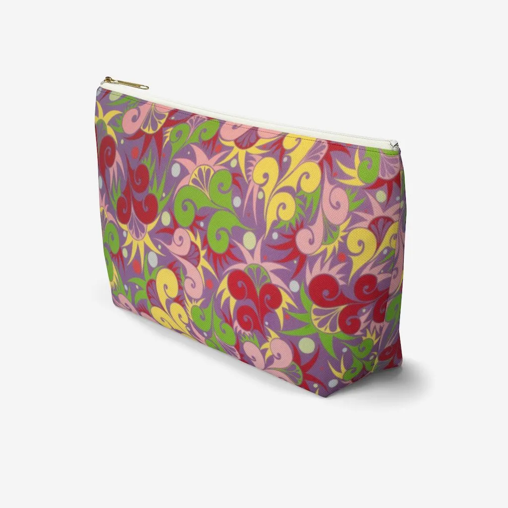 Floral Dynamic Accessory Pouch