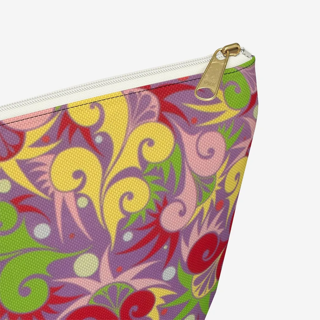 Floral Dynamic Accessory Pouch