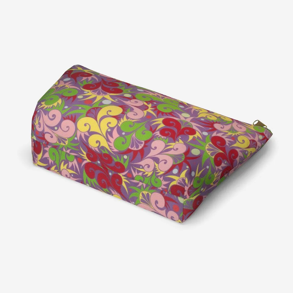 Floral Dynamic Accessory Pouch