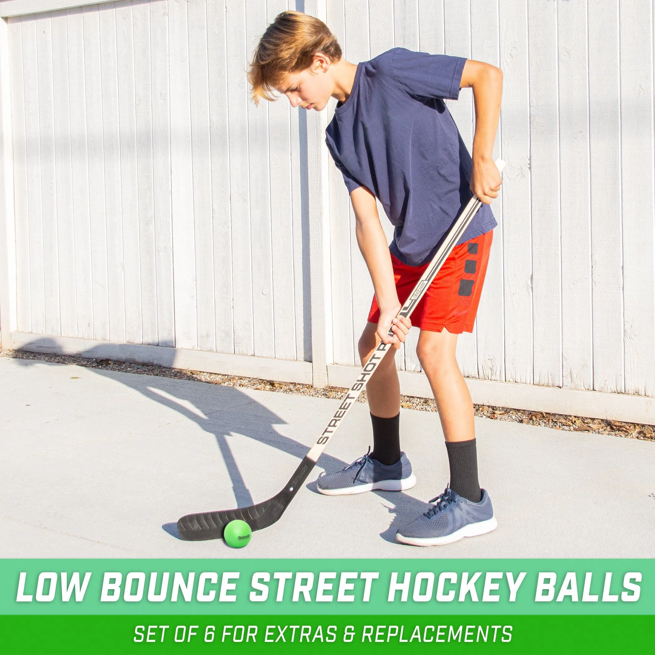 GoSports 2.5" Street Hockey Low Bounce Ball