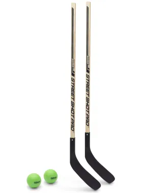 GoSports Hockey Street Sticks - Premium Wood