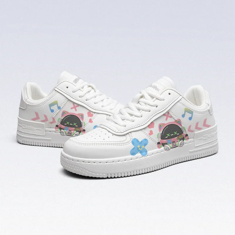 Kawaii All-Match Pink Cartoon Sneakers
