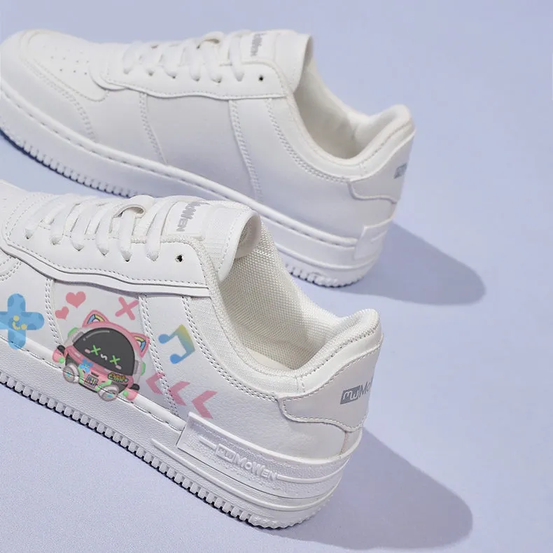 Kawaii All-Match Pink Cartoon Sneakers