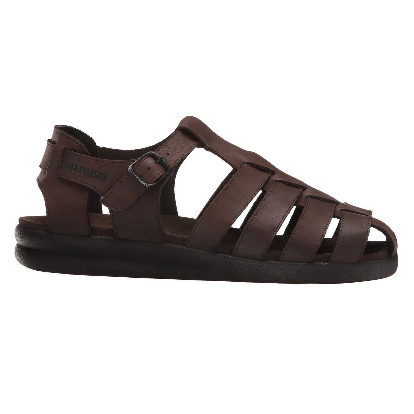 Mephisto Sam Leather Men's Strappy Fisherman Sandals