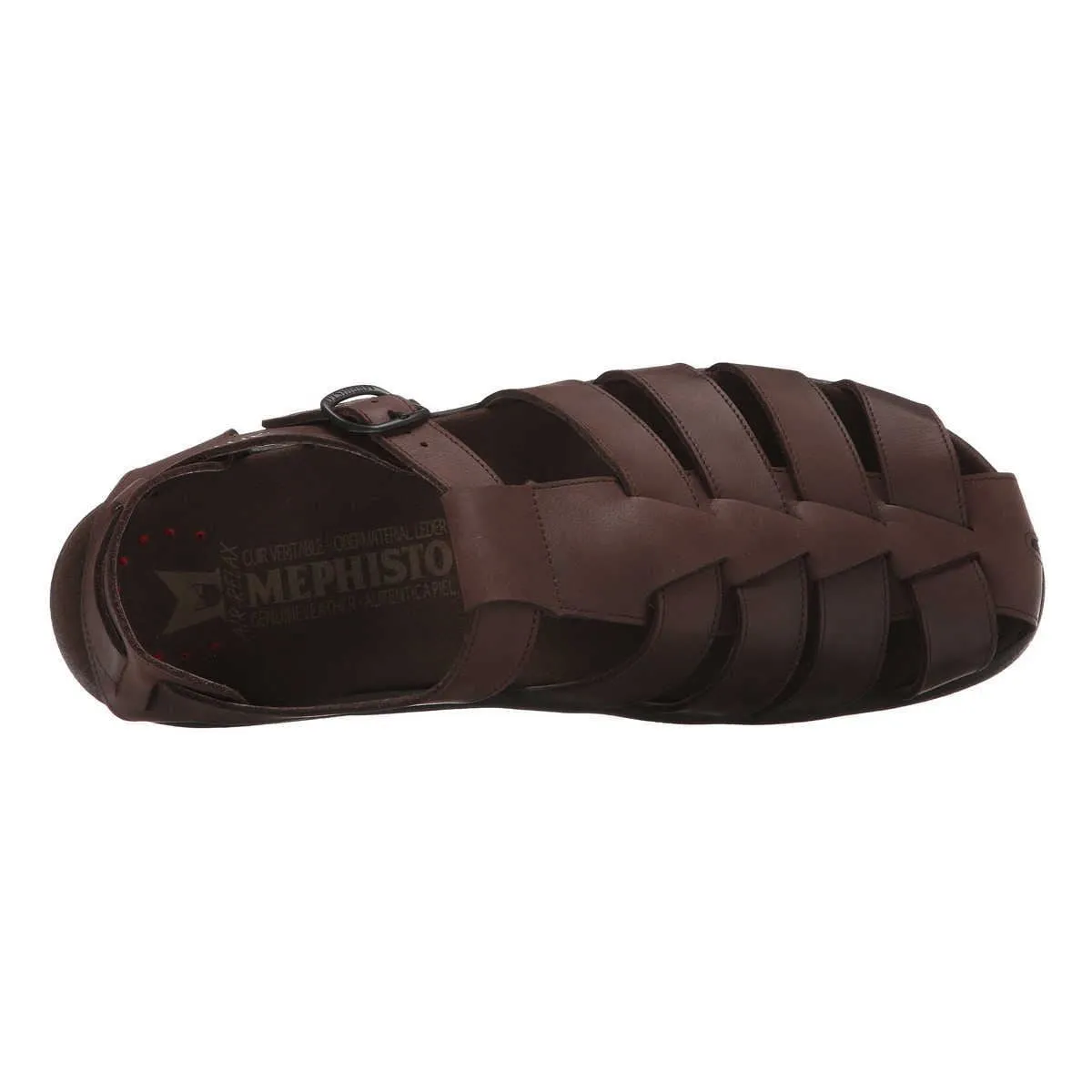 Mephisto Sam Leather Men's Strappy Fisherman Sandals