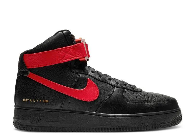 Nike 1017 ALYX 9SM X AIR FORCE 1 HIGH 'BRED' sneakers, black