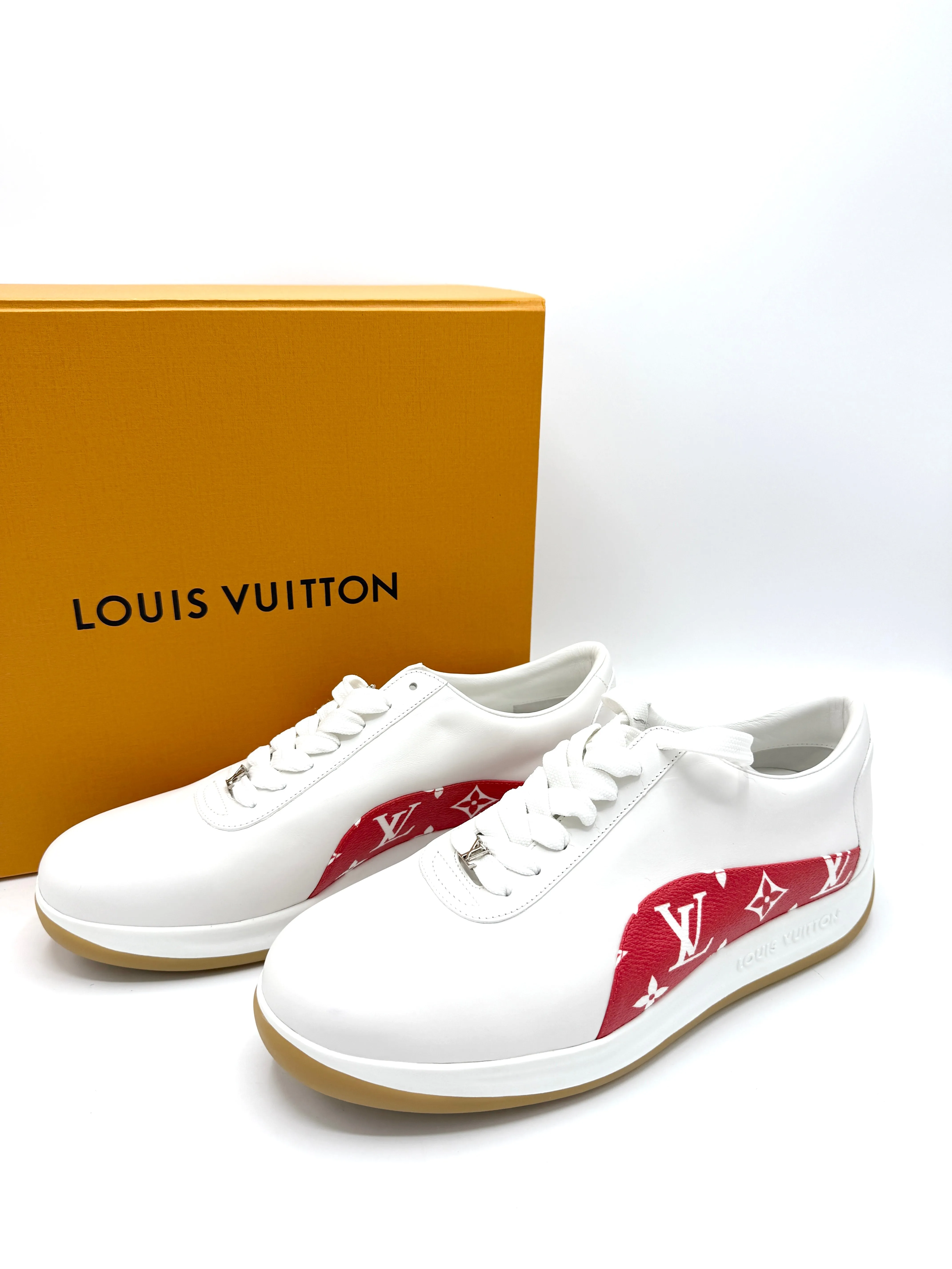 Red/White Supreme Sneakers