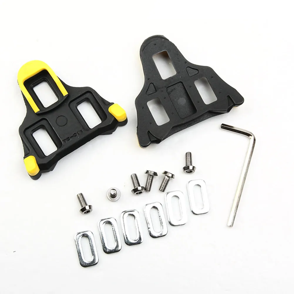 Red/Yellow Highway Bike Shoe Cleats Bike Accessories Locking Plate Splint