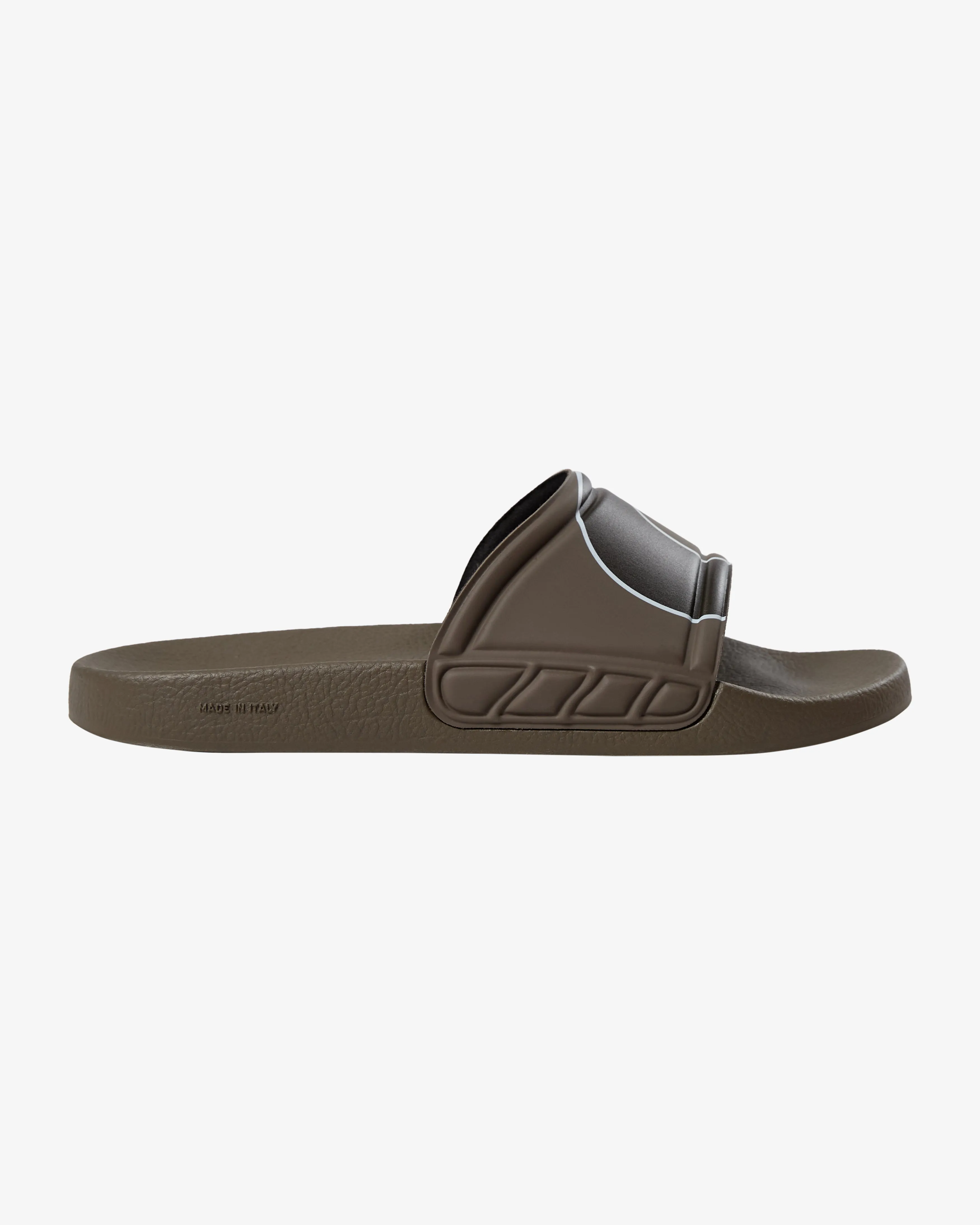 Resort Print Badesandal - Dark Olive