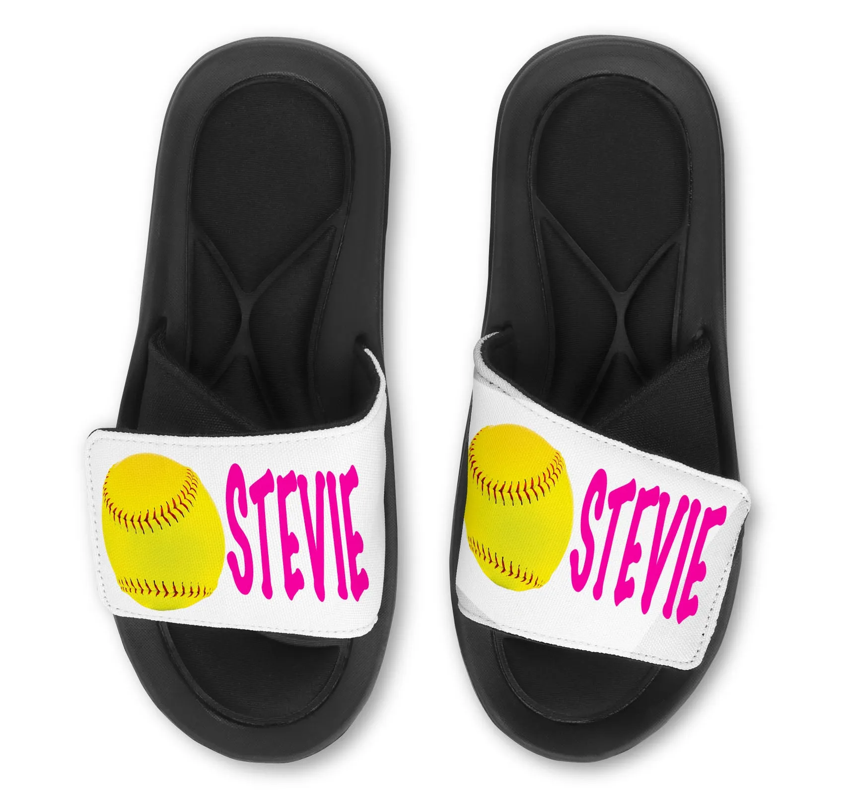SOFTBALL FASTPITCH Slides Single Ball - Customize with Your Name and/or Number